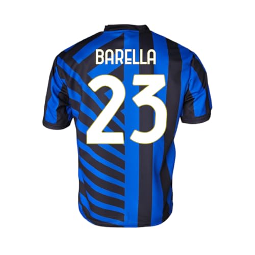 Inter - Maglia Home Inter 2024/2025 Personalizzabile con Nome e Numero, Replica Ufficiale, Blu, Nero, 100% Poliestere, Adulto e Bambino. Ideale per Tutti i Tifosi Nerazzurri