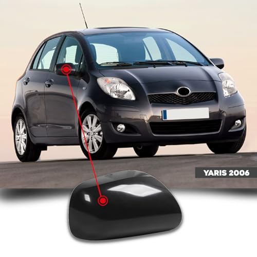 CG94 - Calotta Specchietto Retrovisore Verniciabile compatibile per auto: Yaris 2006 | Pronta per Verniciatura | Installazione Semplice