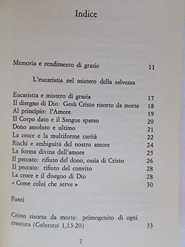 Meditazione eucaristica