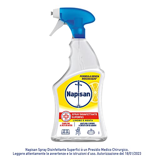 Napisan Spray Disinfettante Multisuperfici Limone e Menta