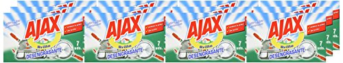 Ajax – Spugnette abrasive jabonosos (7 pezzi) – [Confezione da 12]