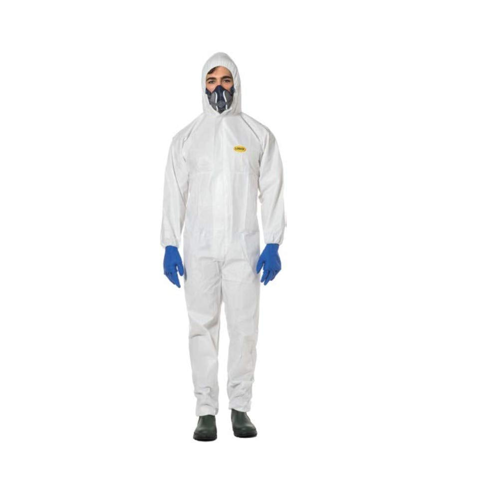 LOGICA Tuta Monouso Bianco 55gr PP+ PE Laminato XXL
