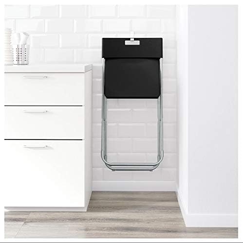 IKEA GUNDE Sedia pieghevole Nero