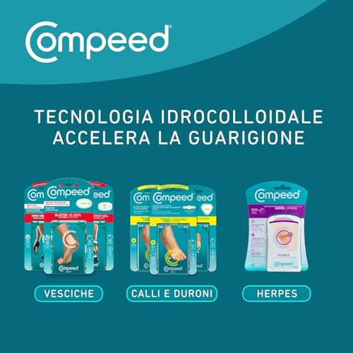 Compeed Cerotti Per Calli, Formato Medio, Cerotti, Lunga Durata, 10 Unità