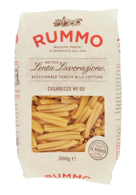 Rummo Pasta Semi di Orzo - Fettucce - Orecchiette - Casarecce - Mafaldotte - Confezione da 10 confezioni di test per pasta italiana a base di semola di grano duro, pasta italiana 500 g