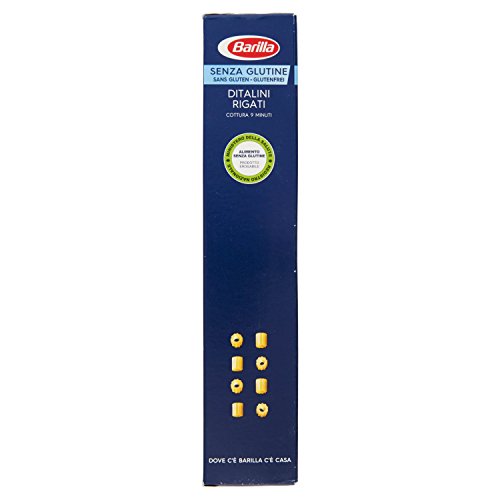 Barilla - Ditalini Rigati, Senza Glutine, Cottura 9 Minuti - 7 pezzi da 400 g [2800 g]
