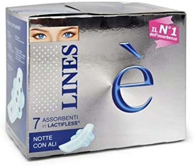 LINES E' CON ALI ASSORBENTI [TOTALE 6 CONFEZIONI DA 7 PEZZI]