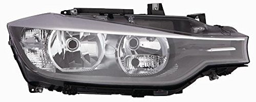 FARO DEPO H7-H7 C/MOTORE ELETTRICO PARABOLA NERA B. SERIE 3 F30-F31 02-'12>04-'15 - SX