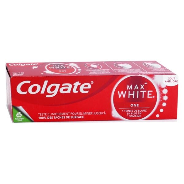 Colgate Max White Dentifricio con Fluor, 75ml