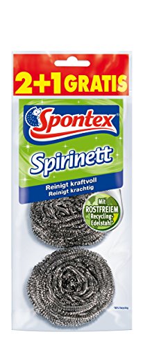 Spontex Spirali spirinette in acciaio inox