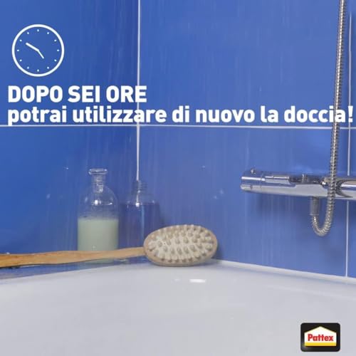 Pattex RE-NEW Bianco, Sigillante bagno e cucina per rinnovo fughe