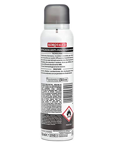 Borotalco Deodorante Spray Invisible - 150 ml