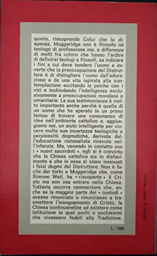 Religioni - Muggeridge - Cristo Riscoperto - Rusconi 1971 (N)