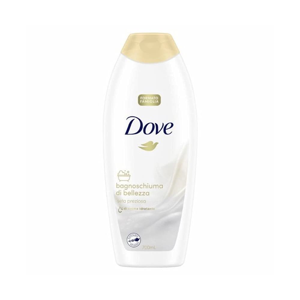 6 X Dove Bagnoschiuma di Bellezza Seta Preziosa 700 ml
