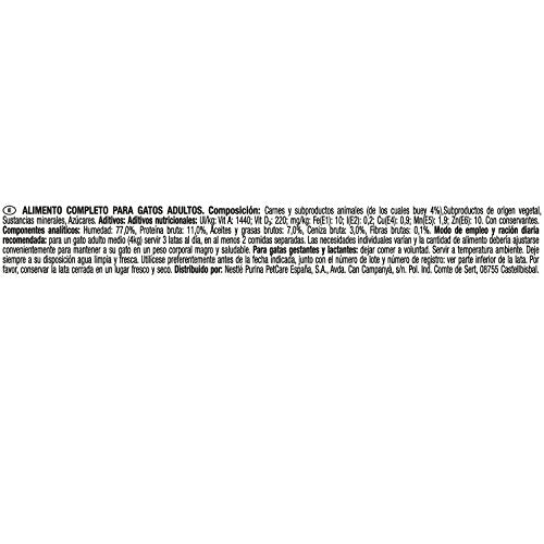 Gourmet, Alimento Completo per Gatti con Manzo - 85 gr