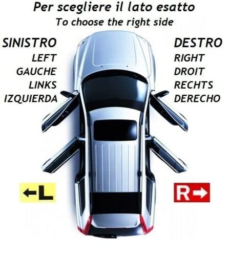 Aletta Pantina Parasole Compatibile con Panda dal 2003 al 2011