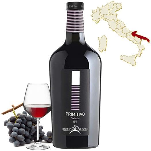BAGLIO AL SOLE 2 BOTTIGLIE CL.75 PRIMITIVO SALEN.IGT