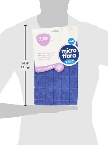 Clendy - Panno Microfibra, Pavimenti e Cucina, 1 Pezzo