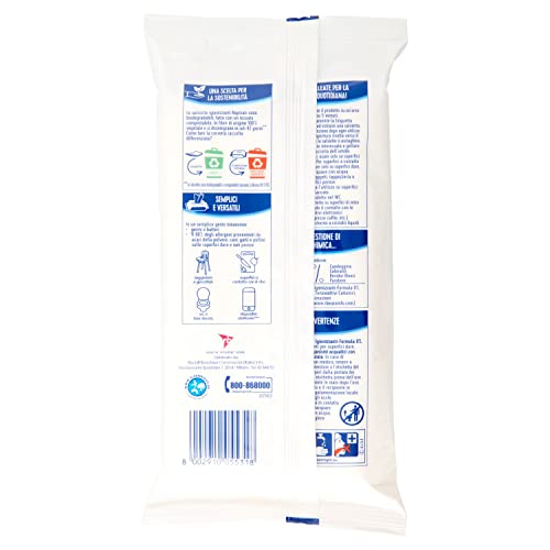 Napisan Salviette Igienizzanti Biodegradabili Formula 0%, 40 Pezzi - 1 x 240 g