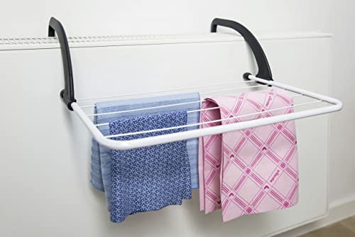 Vileda Express Stendibiancheria da Termosifone, Acciaio/Resina, Bianco, 2x34.5x52 cm
