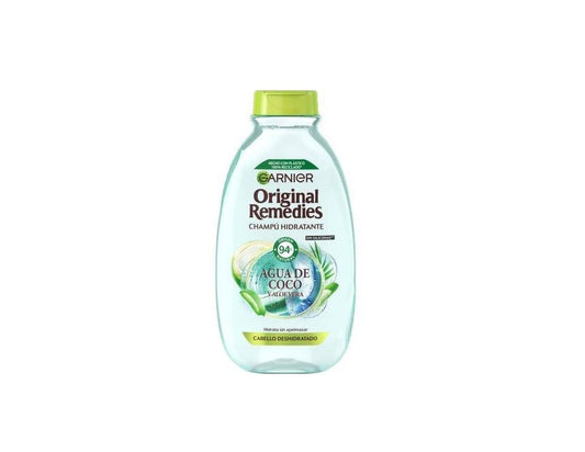 Garnier Original Remedies Agua De Coco Y Aloe Vera Champú Hidratante 300 Ml