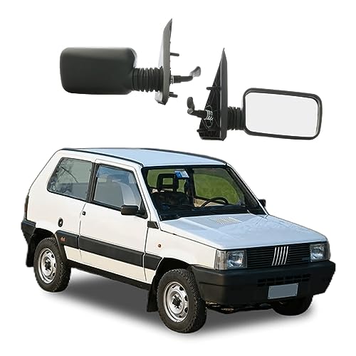 CG94 Specchietto retrovisore C/Leva per auto FI-AT Panda 750 - Calotta Nera