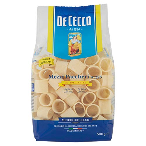 De Cecco Mezzi Paccheri - 6 pezzi da 500 g [3 kg]