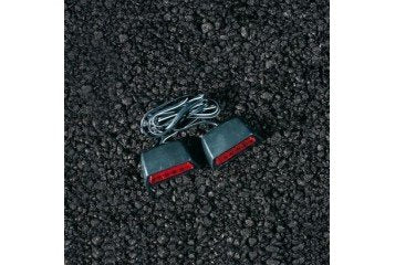 Bottari 60399 Slick Luci Adesive per Auto, Rossa