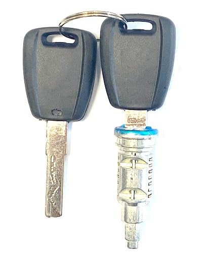 CG94 - BLOCCHETTO CHIAVE CON CILINDRO PER FI!AT BRAVO 2007-IDEA 2003 - ALF!A 159-BRERA-MITO - LANC!!IA MUSA-DELTA FO!RD@ KA 09 C/2 CHIAVI