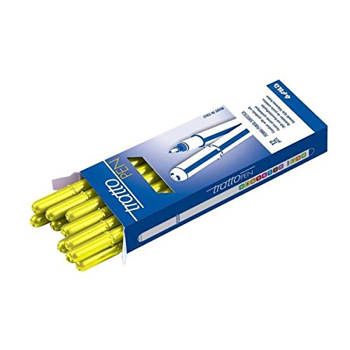 Tratto 601969 Astuccio, Confezione da 12 Pezzi, Giallo
