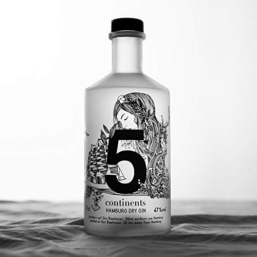5 CONTINENTS HAMBURG DRY GIN - 70CL
