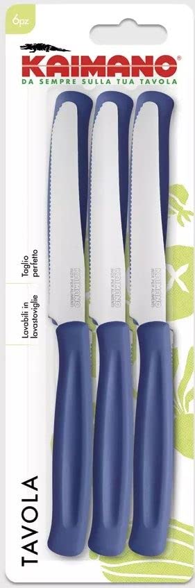 6 COLTELLI DA TAVOLA, BLU NAVY, DINAMIK