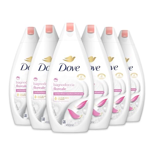 Dove Bagnodoccia Floreale, Idratante Dermo-Naturale