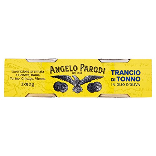 Angelo Parodi - Trancio di Tonno in Olio d'Oliva - 2 scatolette da 67 g [134 g]
