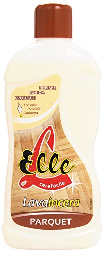 ellecerafacile Parquet, con cera natural900ml – [Confezione da 9]