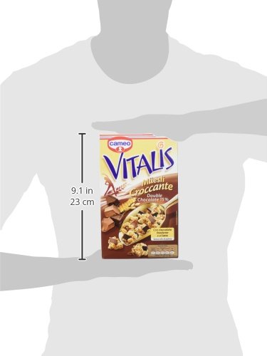 Cameo Vitalis Croccante Con Cioccolato Fondente e al Latte, 300 Gr - [confezione da 8]