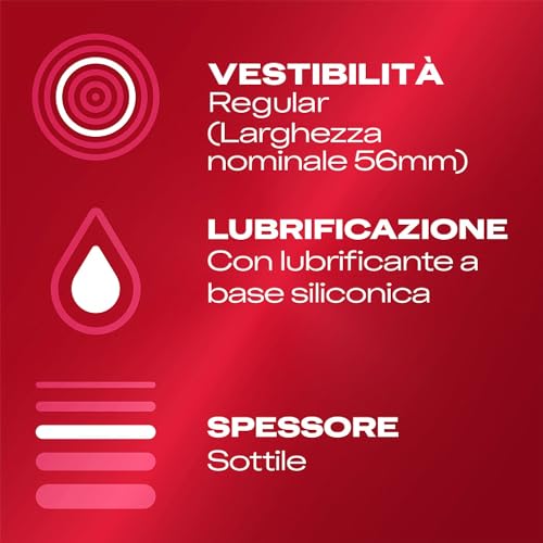 Durex SuperSottile Vestibilità Extra-Large Preservativi Sottil