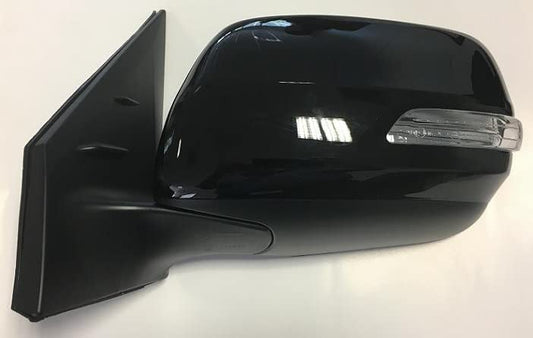 CG94 RETROVISORE Elettrico C/FANALINO Sinistra [Lato Guida] per Auto: Land Cruiser FJ 200 V8 - Calotta Nera VERNICIABILE