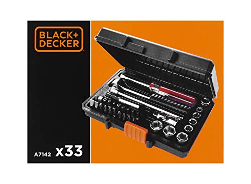 BLACK+DECKER Set per Avvitare con Cricchetto