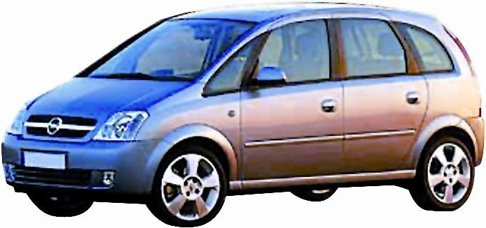 CG94 RETROVISORE Elettrico Termico Sinistra [Lato Guida] per Auto: MERIVA - Calotta da VERNICIARE - Vetro ASF.
