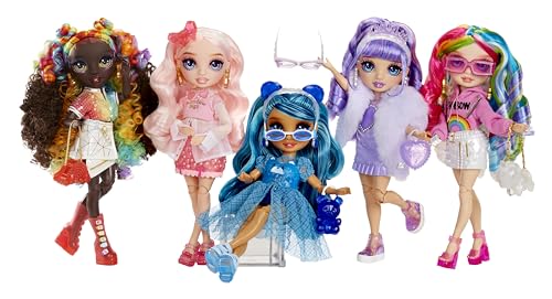 Rainbow High Creative Crystals Bella - Bambola Fashion Rosa da 28 cm con Kit per Accessori di Cristallo, Anello per Te, Fai da Te, Gioco in Resina, Regalo per Bambini età 8+, Non COMMESTIBILE