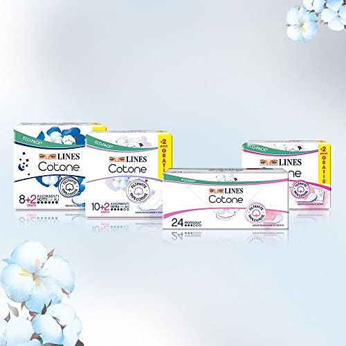 Lines Cotone Ultra Notte con