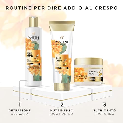 Pantene Addio Crespo con Biotina e Complesso Protezione Cheratina 250ml