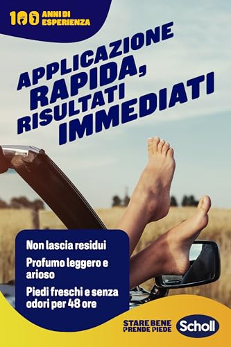 Scholl ExpertCare, Deodorante Piedi Spray con Tecnologia Attiva