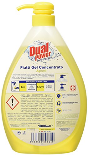 Dual Power Piatti Gel 1Lt Disp Agrumi