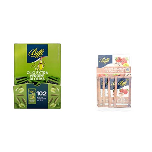 Biffi Olio Extra Vergine di Oliva monodose 102 bustine monoporzione da 10 ml
