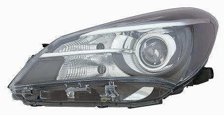 CG94 PROIETTORE HIR2 C/LENTICOLARE PRED. PER REG. ELETT. [Lato SX] PARABOLA NERA Per Auto: YARIS