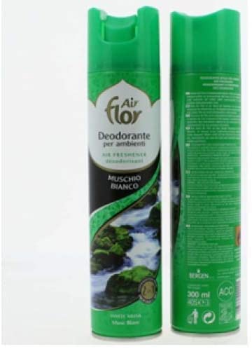 6PZ AIR FLOR DEODORANTE CASA MUSCHIO BIANCO ML.300