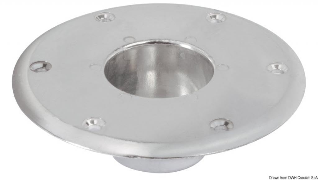 CG94 Base Alluminio per Gamba Tavolo CONICA DIAM. EST. MM 160
