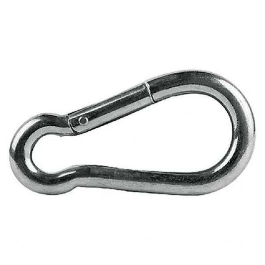 Koncreto Moschettone Pompiere Mm 60 Pz 2 In Acciaio Zincato. In Blister.